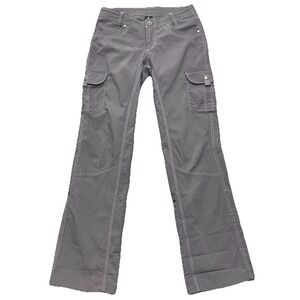 KÜHL Women's Legendary Cargo Pants Size 4 Gray Outdoors Hiking Pockets‎ 30x32